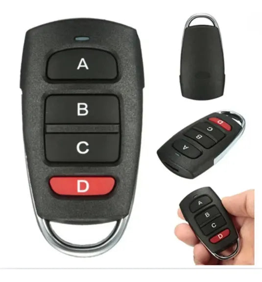 Controle Eletrônico Remoto 4 Botões Tx 433 Mhz Universal