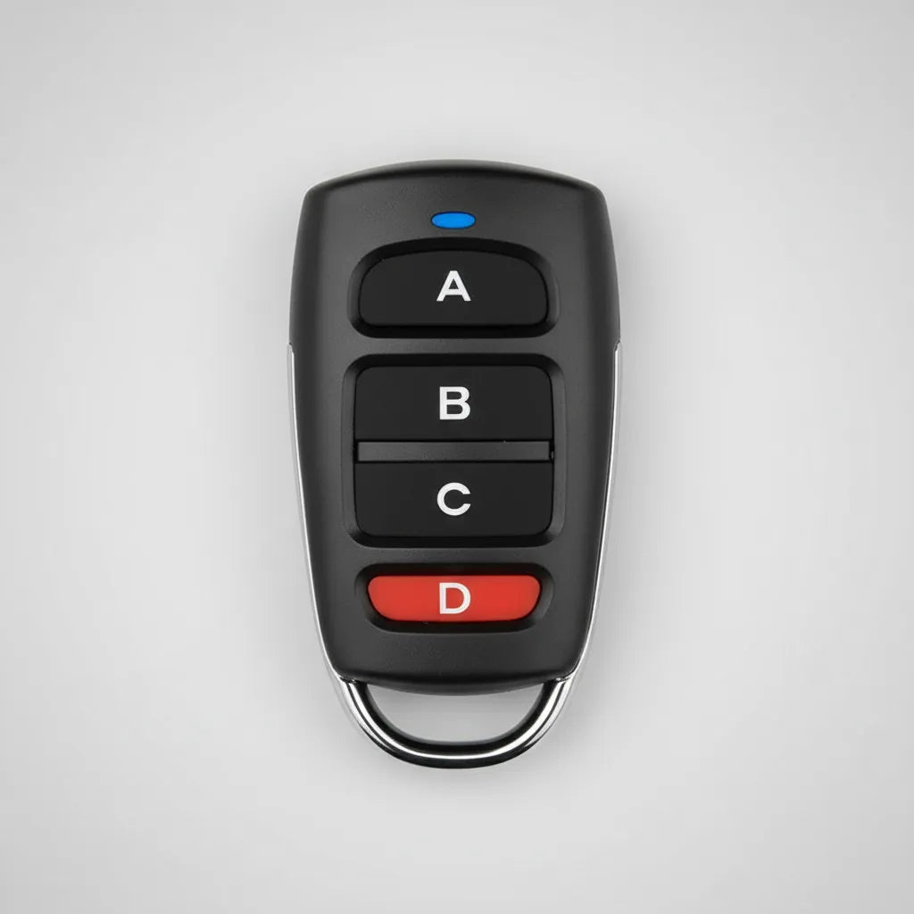 Controle Eletrônico Remoto 4 Botões Tx 433 Mhz Universal