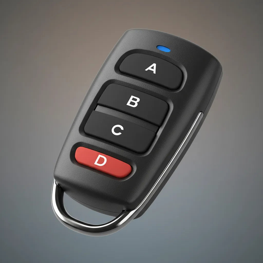 Controle Eletrônico Remoto 4 Botões Tx 433 Mhz Universal