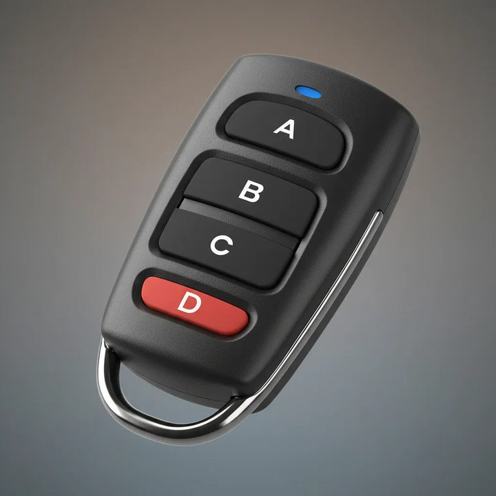 Controle Eletrônico Remoto 4 Botões Tx 433 Mhz Universal