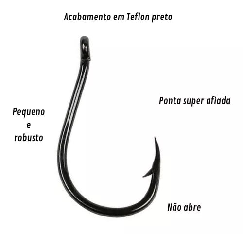 Anzol para Pesca de Tilápia Kit 100/50/25 Peças - Jig Brasil