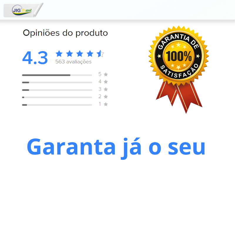 Espremedor de Alho Inox - Jig Brasil