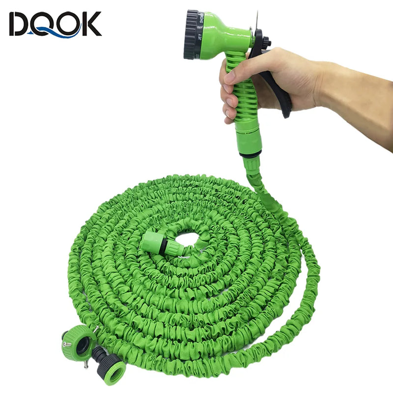 Garden Hose Pipe Water Hose Expandable Magic Hose 7 Patterns Water Gun Foam Pot flexible reels hose Car Wash Gun Sprayer - Jig Brasil