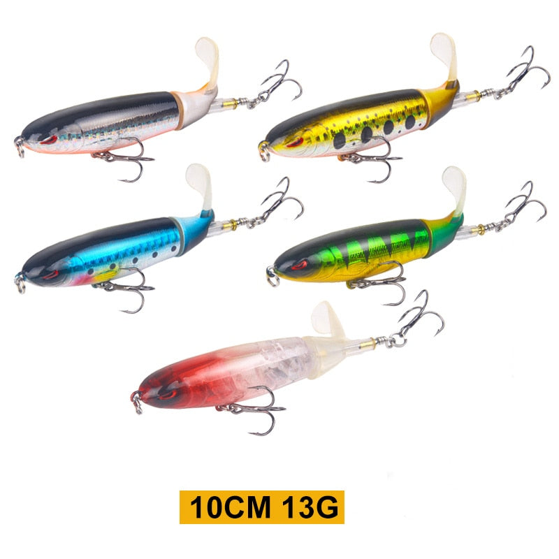 Isca Artificial de Hélice Giratória Kit 5 Peças - Jig Brasil