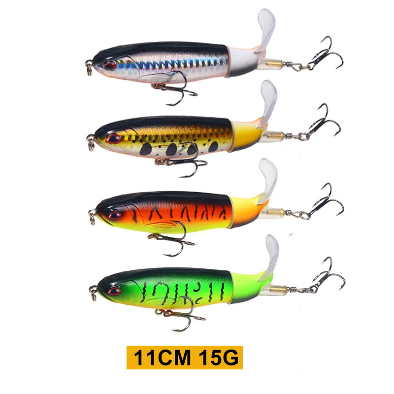 Isca Artificial de Hélice Giratória Kit 5 Peças - Jig Brasil