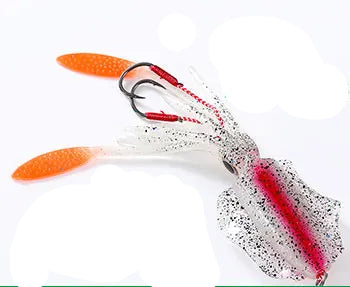 Isca Artificial Lula Ultra Realista Fluorescente 20, 60, 80, 100, 120 e 150g Fluorescente para Pesca Oceânica