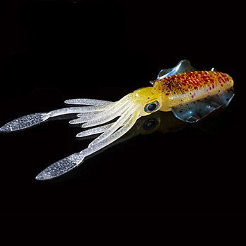 Isca Artificial Lula Ultra Realista Fluorescente 20, 60, 80, 100, 120 e 150g Fluorescente para Pesca Oceânica