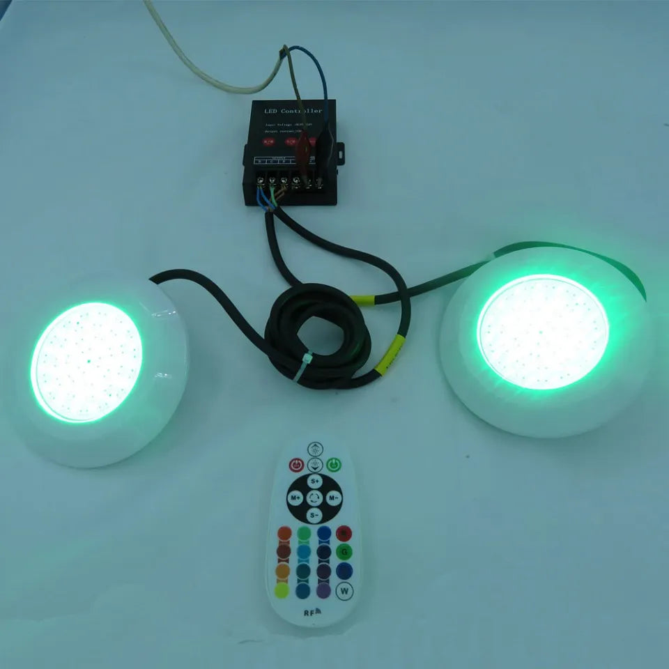 Luminária Colorida para Piscina LED IP68 12Volts 9 e 12Watts - Jig Brasil