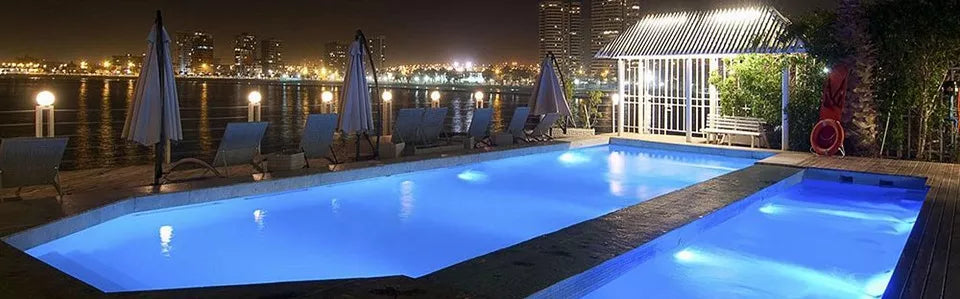 Luminária Colorida para Piscina LED IP68 12Volts 9 e 12Watts - Jig Brasil