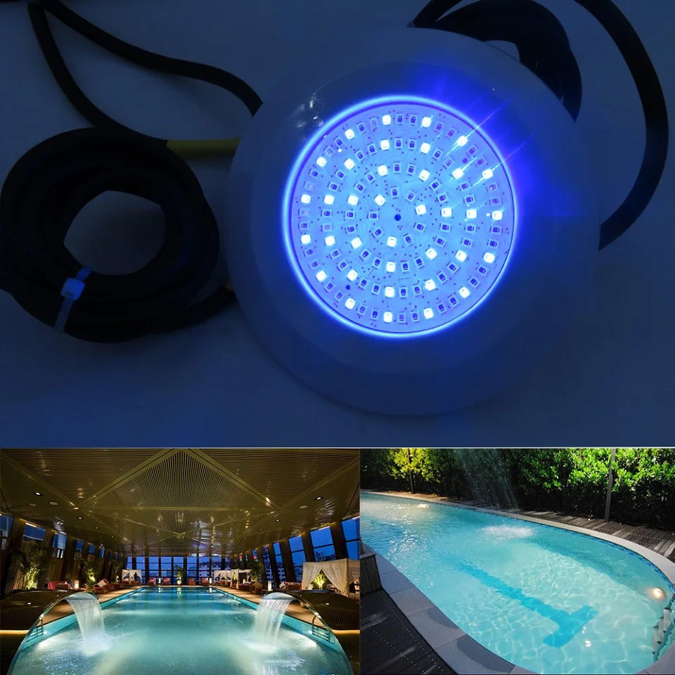 Luminária Colorida para Piscina LED IP68 12Volts 9 e 12Watts - Jig Brasil