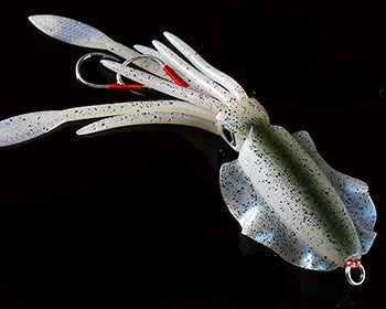 Isca Artificial Lula Ultra Realista Fluorescente 20, 60, 80, 100, 120 e 150g Fluorescente para Pesca Oceânica