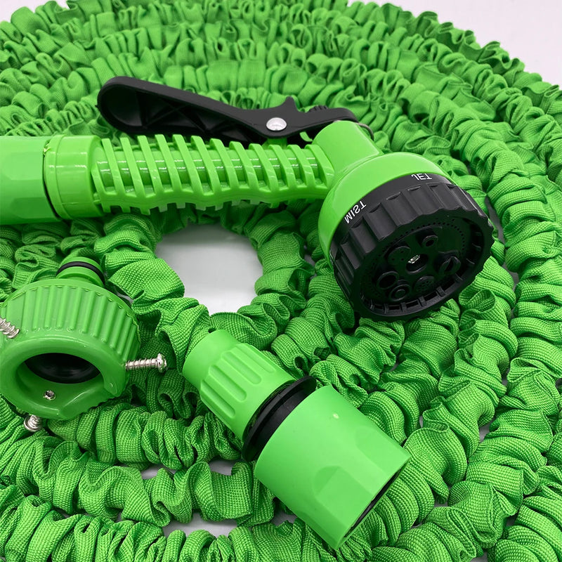 Garden Hose Pipe Water Hose Expandable Magic Hose 7 Patterns Water Gun Foam Pot flexible reels hose Car Wash Gun Sprayer - Jig Brasil