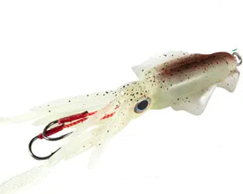 Isca Artificial Lula Ultra Realista Fluorescente 20, 60, 80, 100, 120 e 150g Fluorescente para Pesca Oceânica