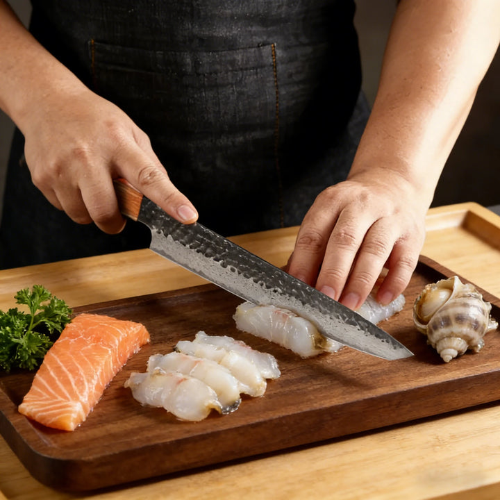 Faca para Sashimi de Salmão em Aço