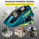 Batfox capacete de bicicleta moldado geral, capacete de estrada de montanha ultraleve, equipamento de ciclismo dh am casco ciclismo