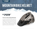 Batfox capacete de bicicleta moldado geral, capacete de estrada de montanha ultraleve, equipamento de ciclismo dh am casco ciclismo