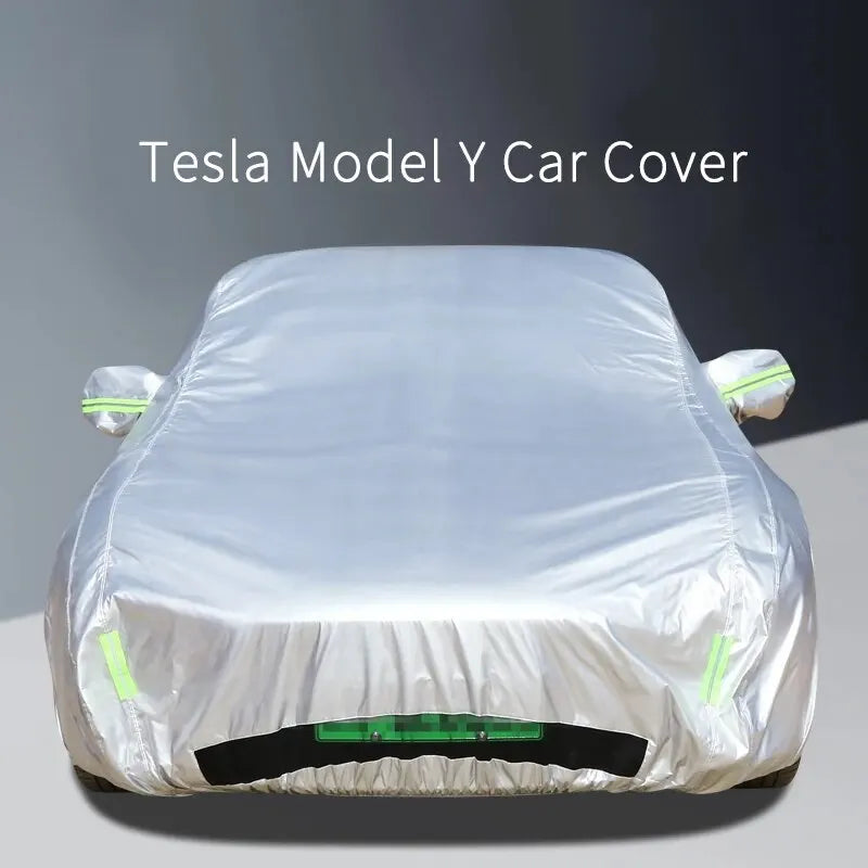 Tesla Modelo Y Car Clothing Cover, todo o carro, impermeável, protetor solar, pára-sol, Dustproof, especial