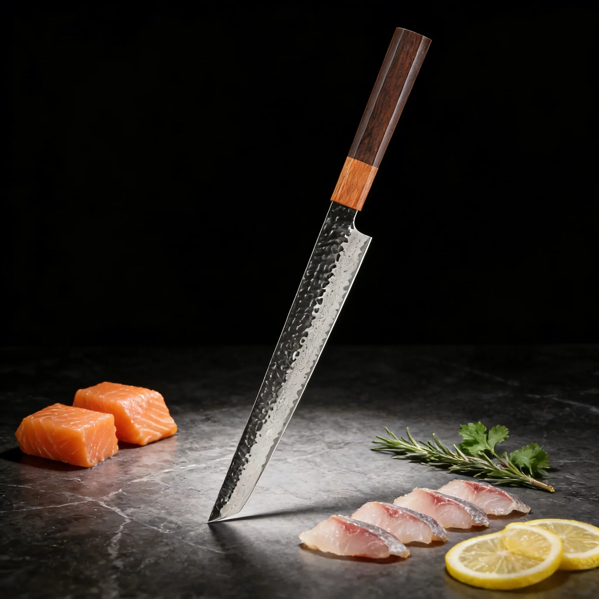 Faca para Sashimi de Salmão em Aço