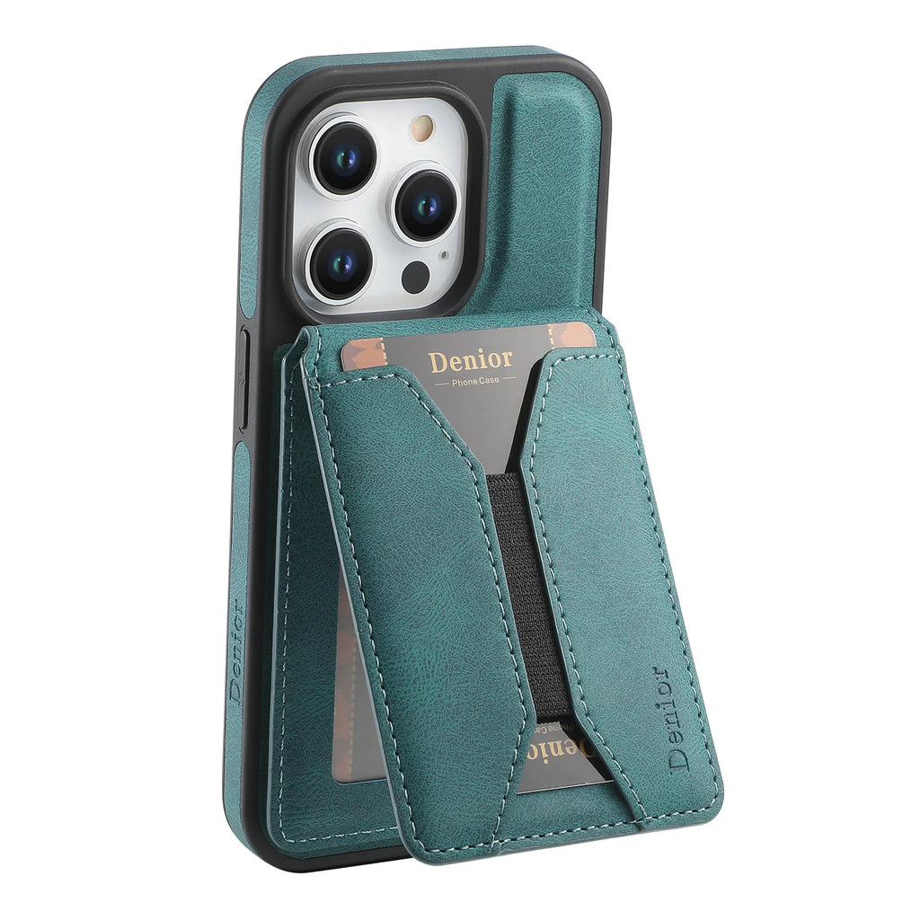 Capa de Proteção para iPhone 16, 15, 14 Pro Max, 13 e 12  Suporte de Anel 360° Magnética