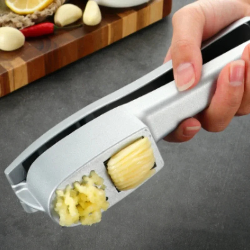 2 em 1 multifuncional alho imprensa slicer liga de zinco manual da cozinha gadget e acessórios gadgets para casa