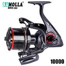 High Speed Spinning Fishing Reel, Drag Sea Boat, Fish Coil, Trolling Surf, Big Metal Colher, Moulinet Peche, 4.6:1, 25kg Max, 12 + 1BB