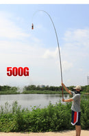 New carbon rock fishing rod 5.3M 6.0M ultra-light ultra-hard portable carp rod telescopic sea Fishing rod surfing rotating rod