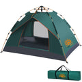 Barraca de Camping Automática: Montagem Rápida, Impermeável e Ideal para 3-4 Pessoas.