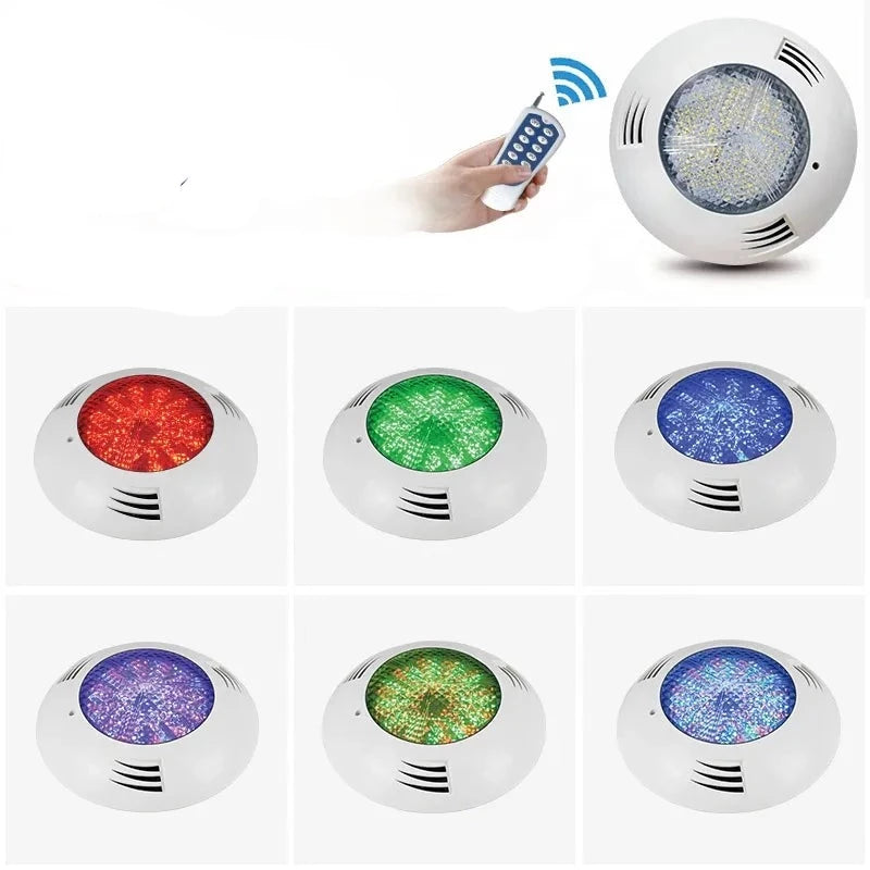 Luminária Colorida para Piscina LED IP68 12Volts 18 e 24Watts - Jig Brasil