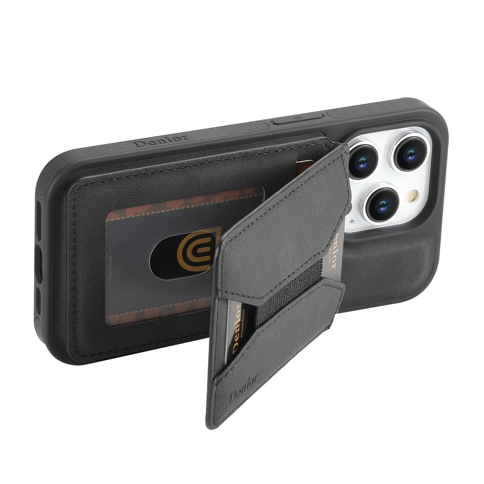 Capa de Proteção para iPhone 16, 15, 14 Pro Max, 13 e 12  Suporte de Anel 360° Magnética