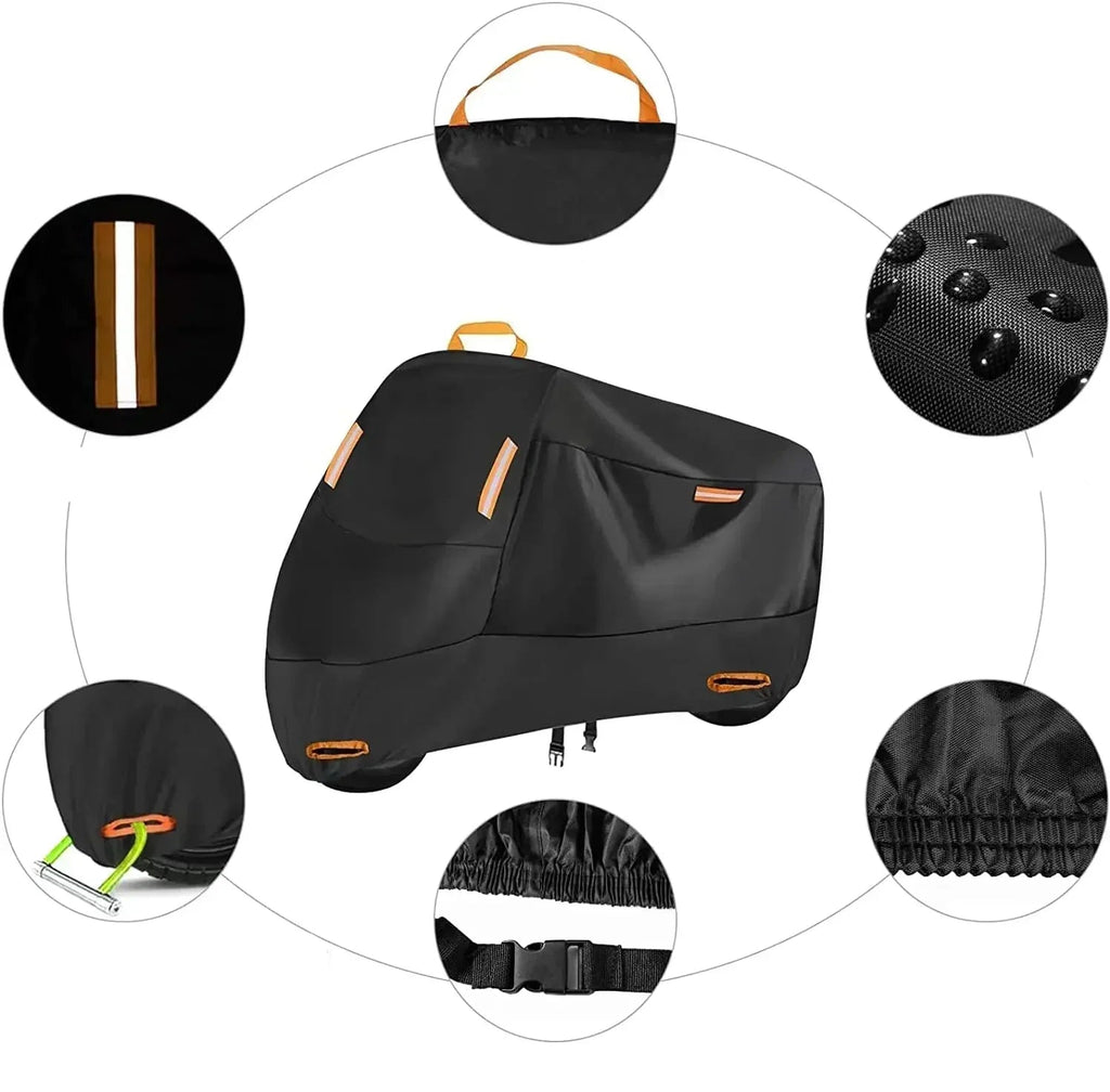 Capa Protetora Premium Impermeável Anti-UV Para Motos E Motos Elétricas Scooter