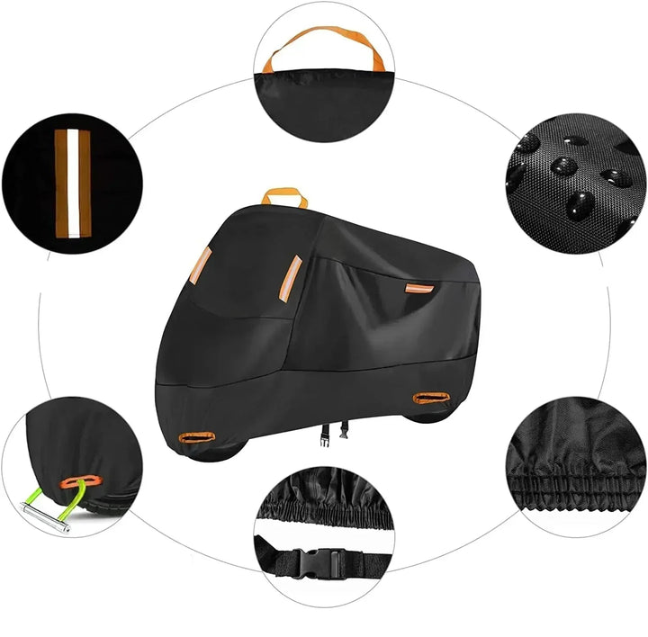 Capa Protetora Premium Impermeável Anti-UV Para Motos E Motos Elétricas Scooter