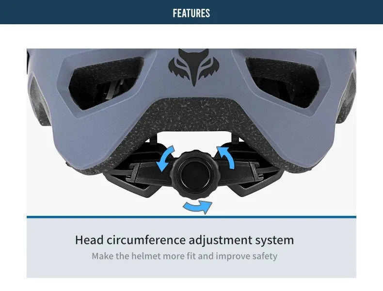 Batfox capacete de bicicleta moldado geral, capacete de estrada de montanha ultraleve, equipamento de ciclismo dh am casco ciclismo