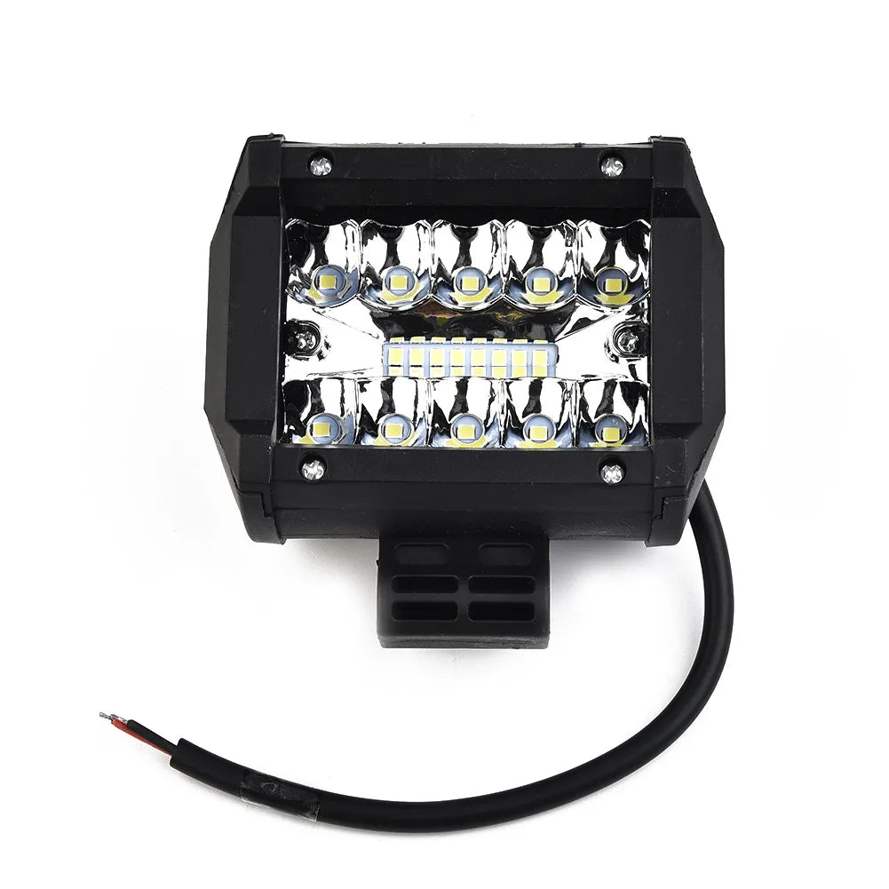 Farol Auxiliar LED Combo Beam para Carro, Pick-up, Lancha e Quadriciclo 60W 12V