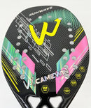 Raquete Beach Tennis Profissional 100% Fibra De Carbono com Bolsa - Jig Brasil