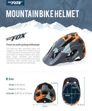 Batfox capacete de bicicleta moldado geral, capacete de estrada de montanha ultraleve, equipamento de ciclismo dh am casco ciclismo
