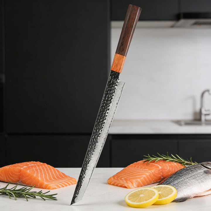 Faca para Sashimi de Salmão em Aço