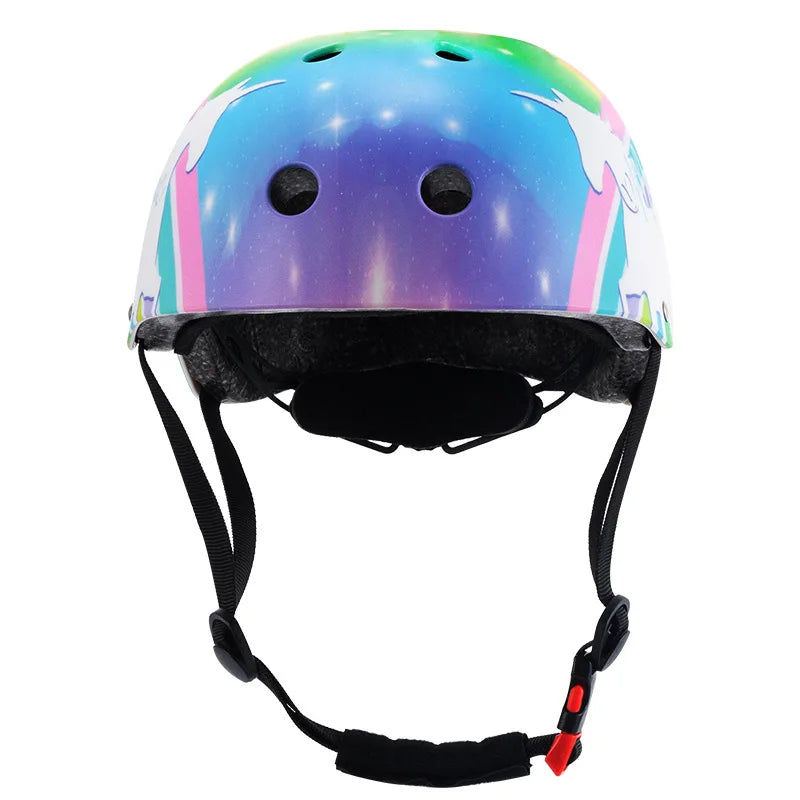 Capacete Infantil de Proteção Para Esportes Radicais com Estampa Unicórnio Profissional - Jig Brasil