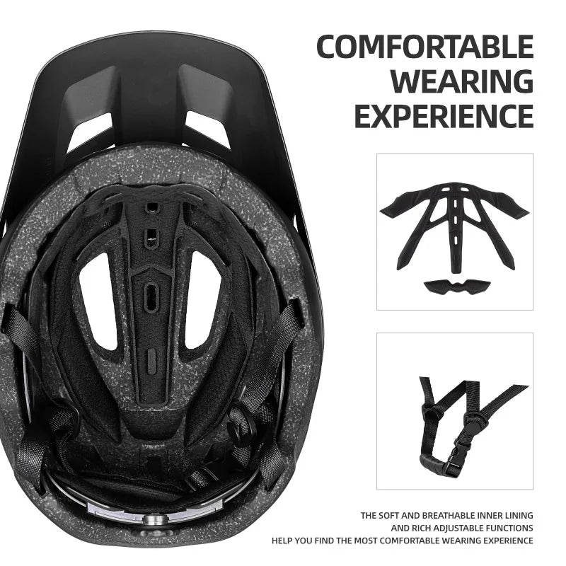 Batfox capacete de bicicleta moldado geral, capacete de estrada de montanha ultraleve, equipamento de ciclismo dh am casco ciclismo