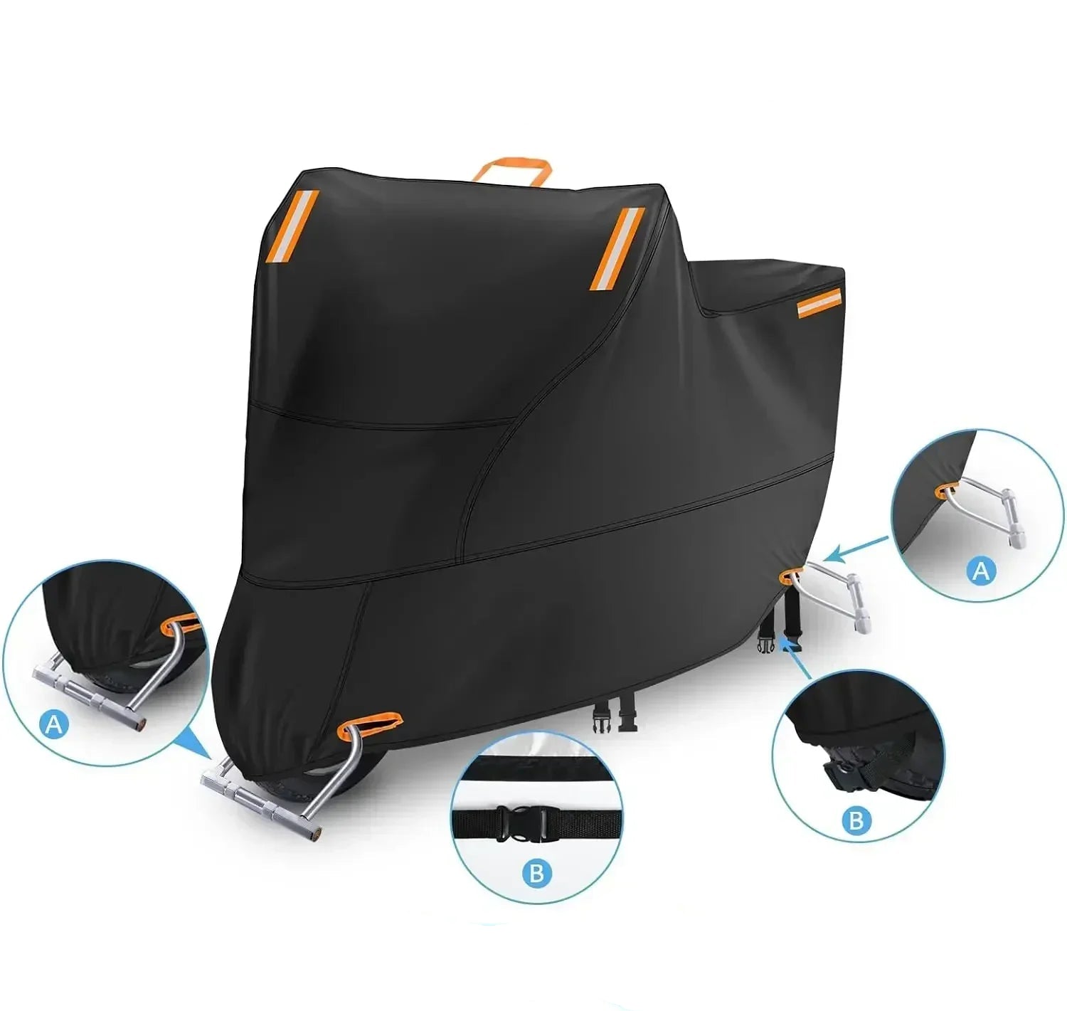 Capa Protetora Premium Impermeável Anti-UV Para Motos E Motos Elétricas Scooter
