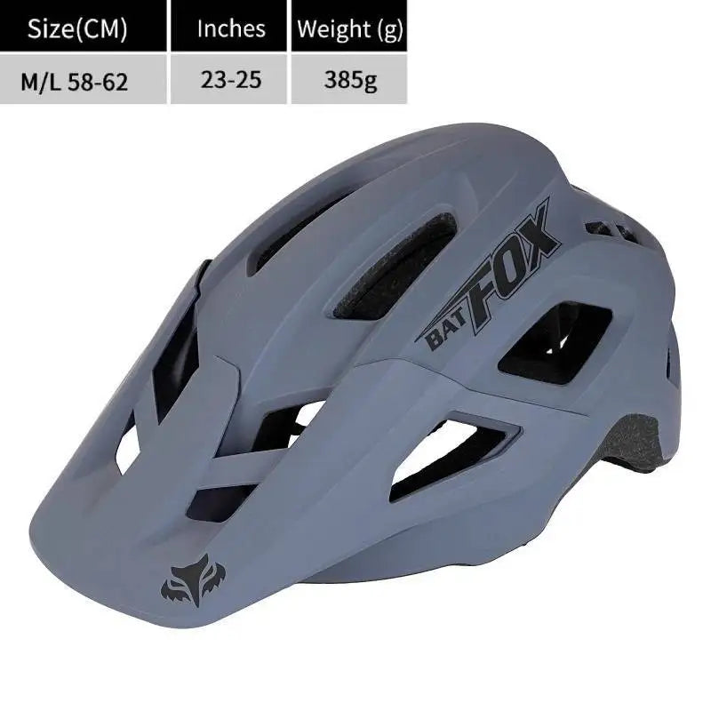 Batfox capacete de bicicleta moldado geral, capacete de estrada de montanha ultraleve, equipamento de ciclismo dh am casco ciclismo