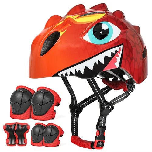 VICTGOAL Crianças Capacete de Bicicleta Criança Esportes Segurança Ciclismo Proteção Joelho Cotomofada Conjuntos Equilíbrio Bicicleta Roller Patinação Capacete Guarda