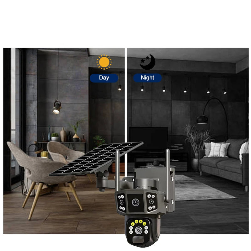 Câmera de Monitoramento com Chip 4G, Wi-Fi e Painel Solar – Full HD