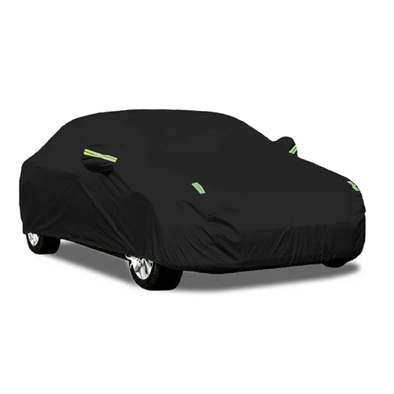 Universal impermeável ao ar livre tampa do carro, Dustproof pára-sol, Sedan, SUV, Hatchback capas com tiras reflexivas, acessórios do carro
