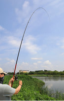 New carbon rock fishing rod 5.3M 6.0M ultra-light ultra-hard portable carp rod telescopic sea Fishing rod surfing rotating rod