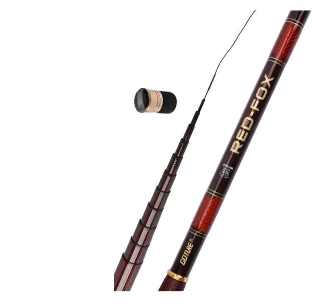 Vara Ultra Light Red Fox Tilápeira 3.0m-3.6m Ultra Light Telescópica- Jig Brasil