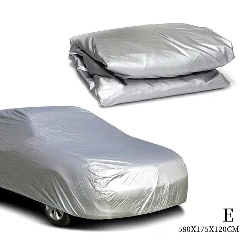Capa universal para carro, proteção solar para neve, à prova d'água, poeira, resistente a arranhões, ao ar livre, acessórios de proteção completa