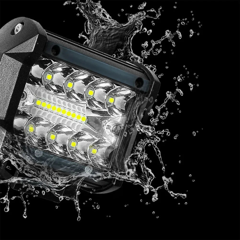 Farol Auxiliar LED Combo Beam para Carro, Pick-up, Lancha e Quadriciclo 60W 12V