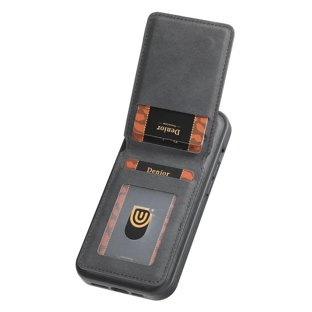 Capa de Proteção para iPhone 16, 15, 14 Pro Max, 13 e 12  Suporte de Anel 360° Magnética