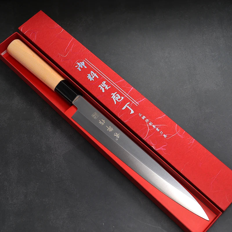 Faca Japonesa para Sushi Sashimi, de Aço Inoxidável para Cortar Salmão, Faca de Corte, Faca de cozinha, Gyuto, Santoku, Nakiri, Deba,Yanagiba