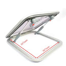 Vó de navio de liga de alumínio multi-tamanho acrílico quadrado deck escotilha acessórios marinhos para teto solar iate rv retrofitting